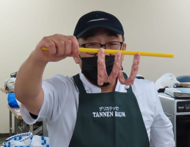 手づくりウインナー 画像