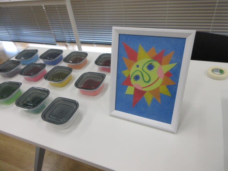 砂でペイント砂絵教室 画像